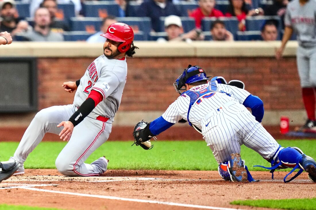 Hey-day for Reds’ Suarez, homers twice with 6 RBIs - News and Sentinel